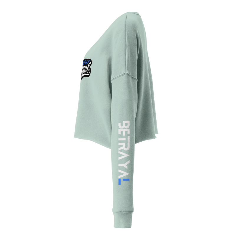 Built Off Betrayal Crop Sweatshirt