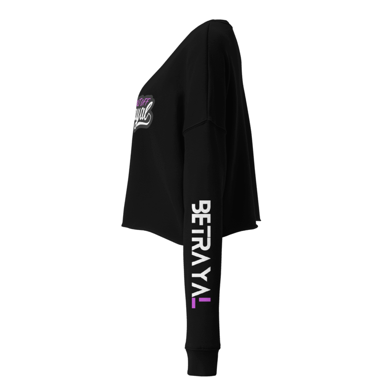 Built Off Betrayal Crop Sweatshirt