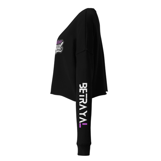 Built Off Betrayal Crop Sweatshirt