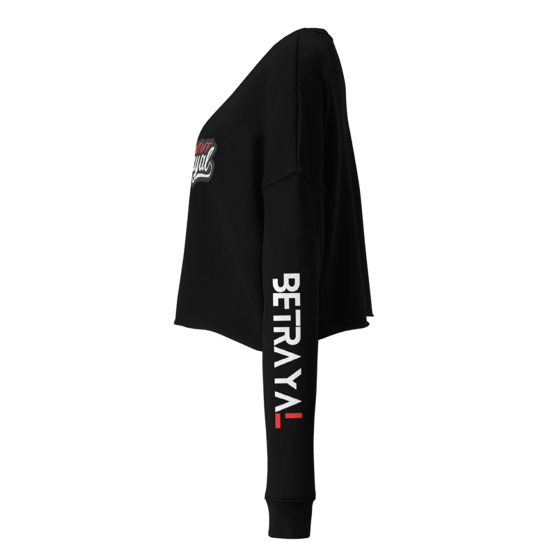 Built Off Betrayal Crop Sweatshirt