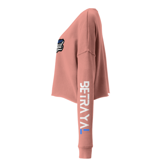 Built Off Betrayal Crop Sweatshirt